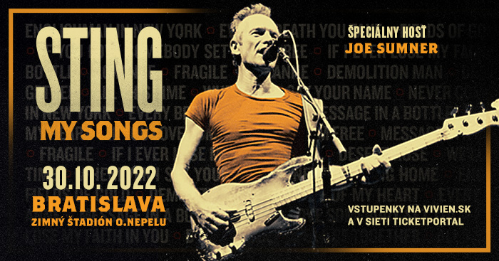 Sting naživo prevedie svojou hudobnou kariérou bratislavské publikum už túto nedeľu!